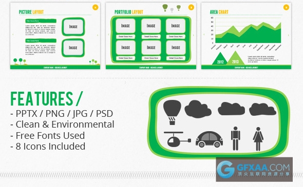 22页绿色卡通风格动画PPT模板 - 顶尖PPT