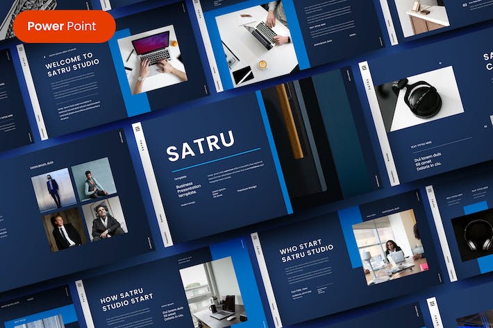 欧美商业工作总结企业介绍PPT模板 - 顶尖PPT