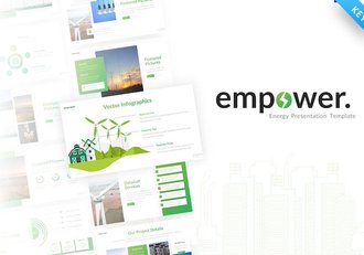 赋能生态可持续能源keynote模板 - 顶尖PPT