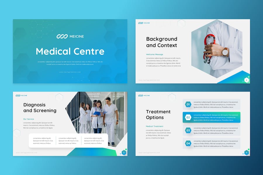 医疗健康医学研究报告Keynote模板 - 顶尖PPT