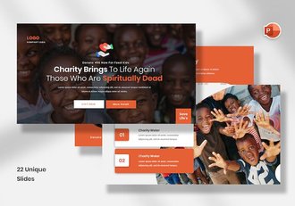慈善公益活动PPT模板 - 顶尖PPT