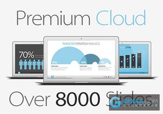 339页大型扁平化商务数据统计汇总PPT模板 - 顶尖PPT