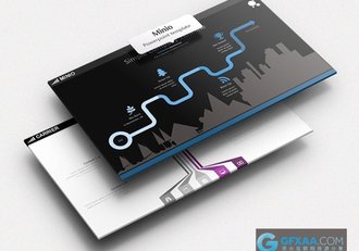 86页商务业务汇报数据统计分析PPT模板 - 顶尖PPT