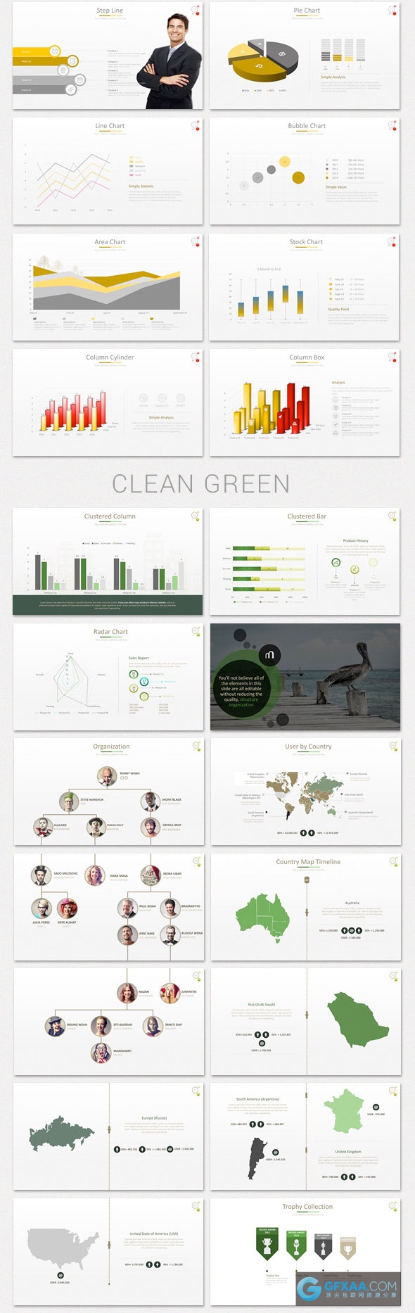 86页商务业务汇报数据统计分析PPT模板 - 顶尖PPT