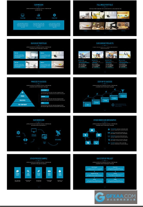 50页企业会议业务合作竞标提案PPT模板 - 顶尖PPT