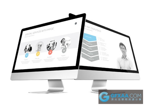 100页极简商务多种配色风格PPT模板 - 顶尖PPT