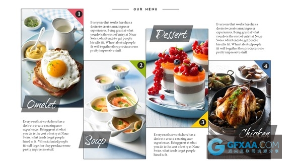 烹饪美食欣赏展示厨师团队介绍PPT模板 - 顶尖PPT