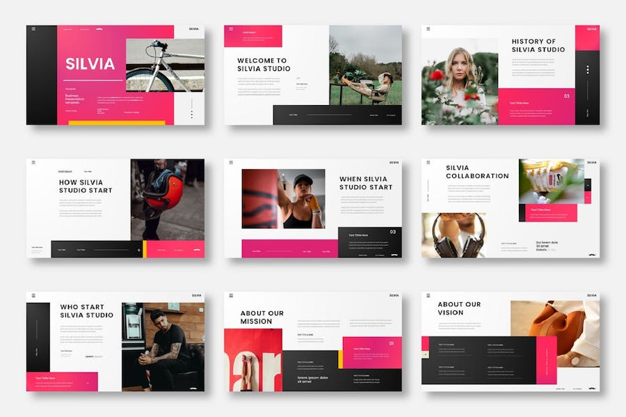 摄影图片展示产品营销策划多用途PPT模板 - 顶尖PPT