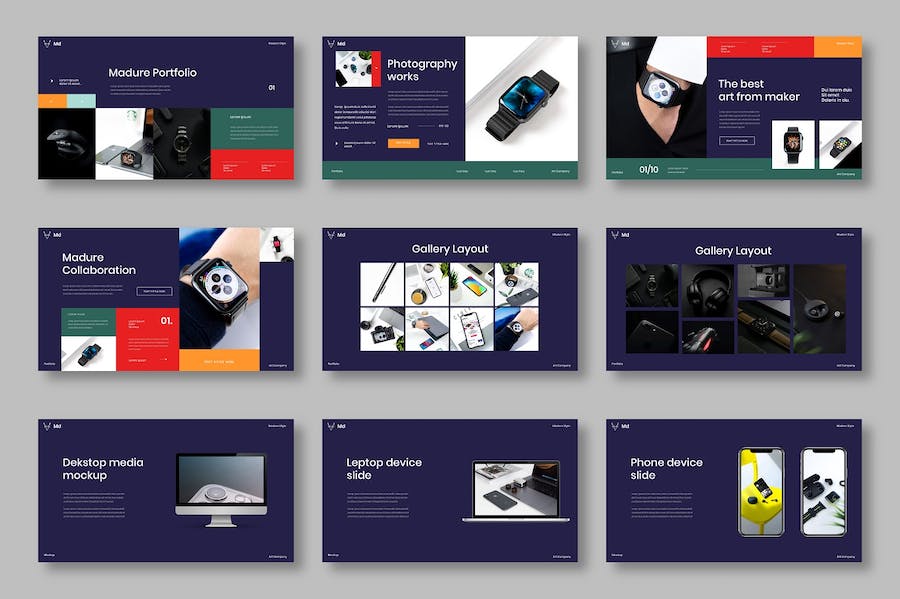 成熟商务企业形象展示PPT模板 - 顶尖PPT