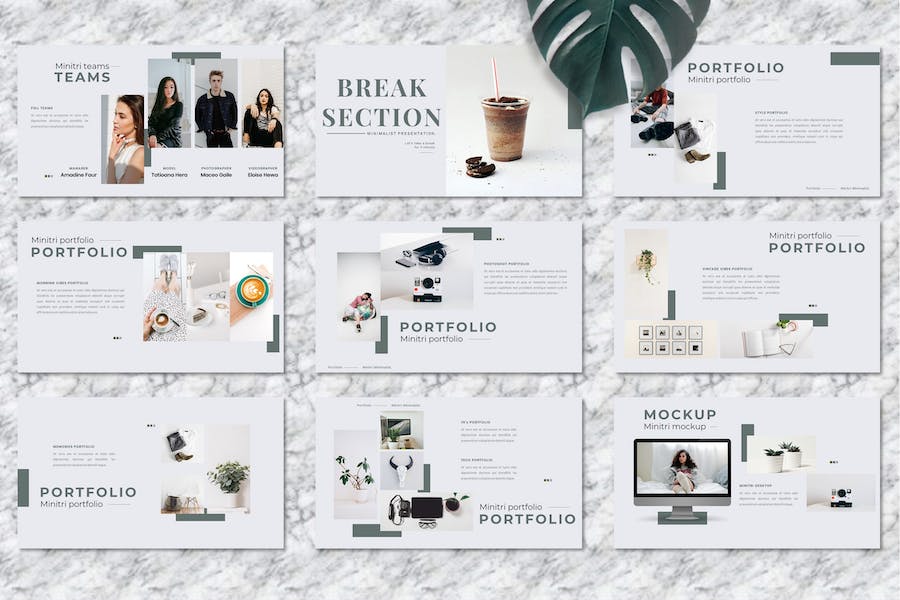 极简设计方案创意提案PPT模板 - 顶尖PPT