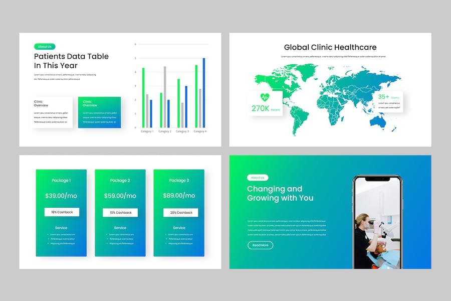 医疗医院健康管理服务介绍Keynote模板 - 顶尖PPT