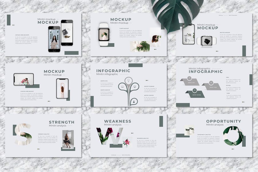 极简设计方案创意提案PPT模板 - 顶尖PPT