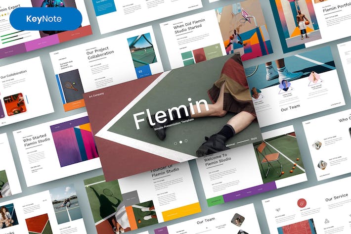 体育运动比赛安排规划keynote模板 - 顶尖PPT