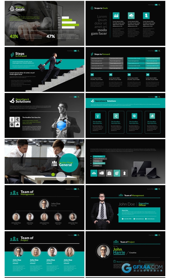 99页商务年终总结计划汇报PPT模板 - 顶尖PPT