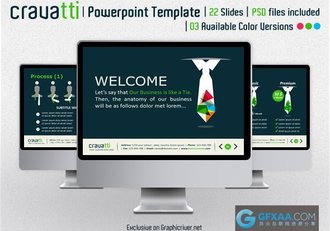 系领带教程领带搭配介绍PPT模板 - 顶尖PPT