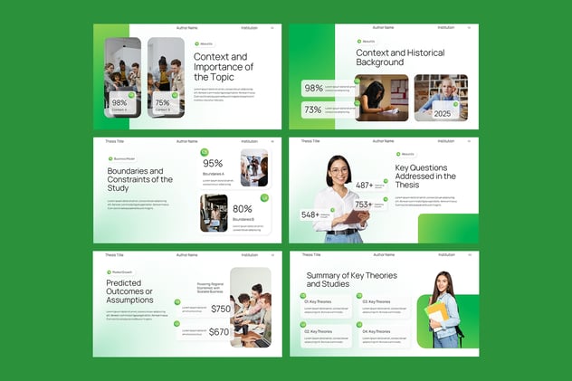 学位论文研究学术汇报PPT模板 - 顶尖PPT