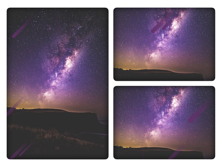 天文馆宇宙星空4:3尺寸PPT模板 - 顶尖PPT