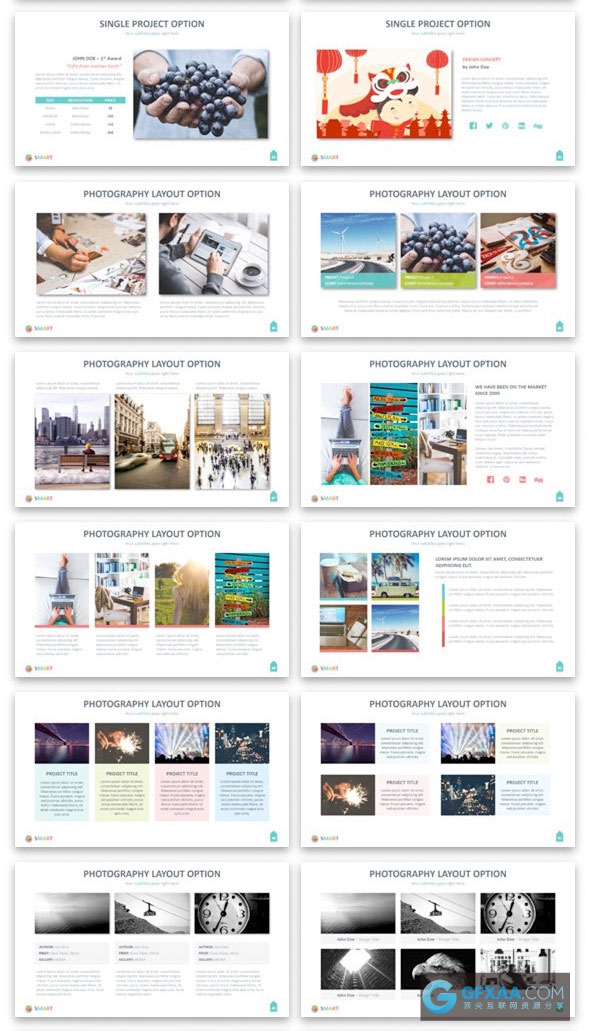 333页大型商务企业团队汇报多图形图表PPT通用模板 - 顶尖PPT