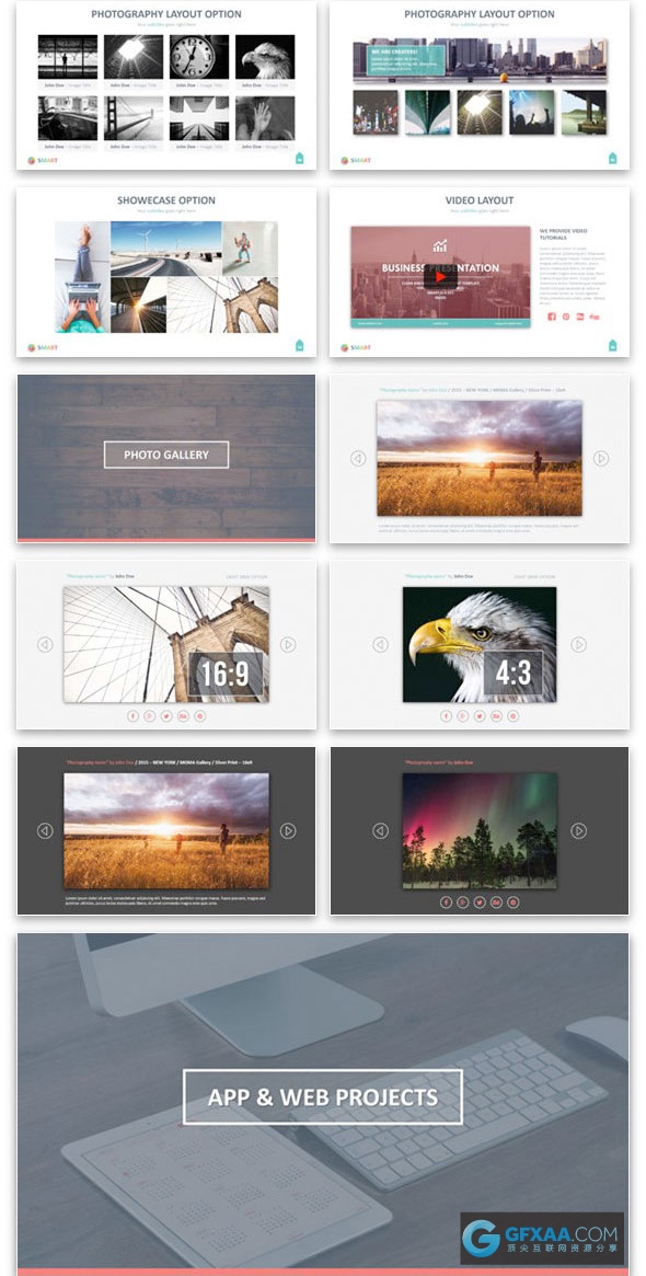 333页大型商务企业团队汇报多图形图表PPT通用模板 - 顶尖PPT