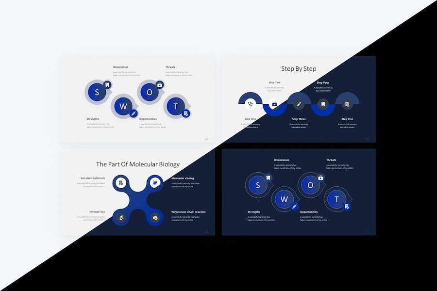 商务范西方医学医疗研究分析keynote模板 - 顶尖PPT