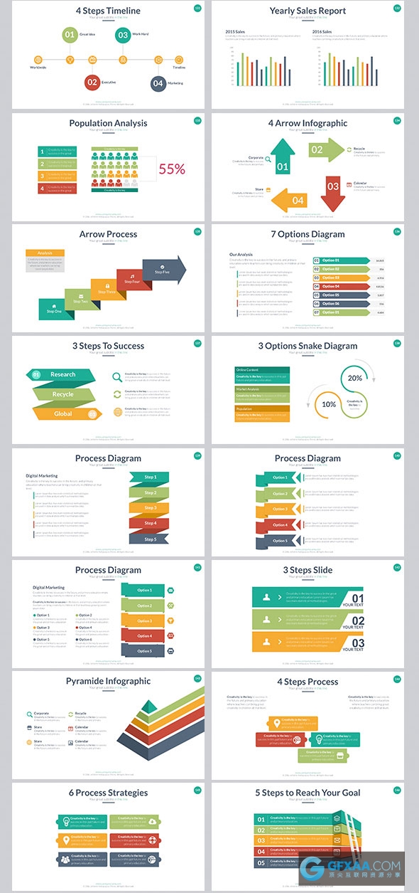 400多页商务多用途PPT模板 企业年终总结分析演示模板 - 顶尖PPT