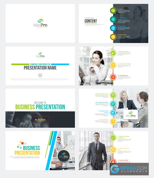 182精美配色图形图表统计企业会议总结计划多用途PPT模板 - 顶尖PPT