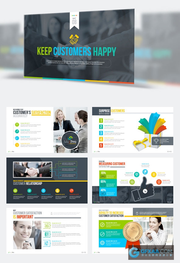 182精美配色图形图表统计企业会议总结计划多用途PPT模板 - 顶尖PPT