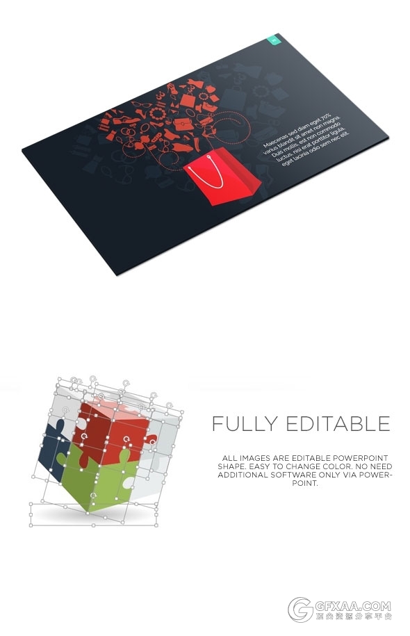 300页多种图形图表集合PPT商务通用模板 - 顶尖PPT