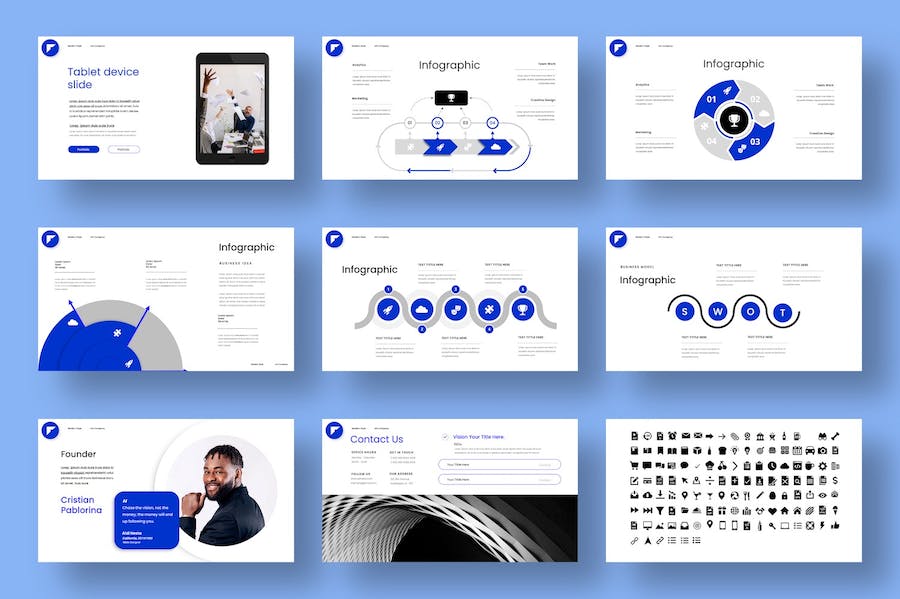 企业产品服务商务营销方案Keynote模板 - 顶尖PPT
