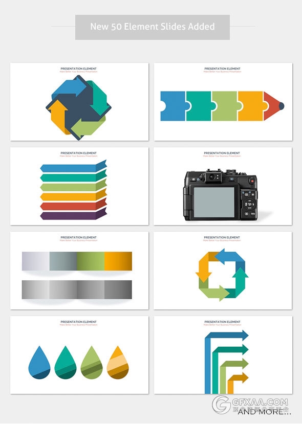 200页PPT模板+350页创意图形图标多用途PPT模板 - 顶尖PPT