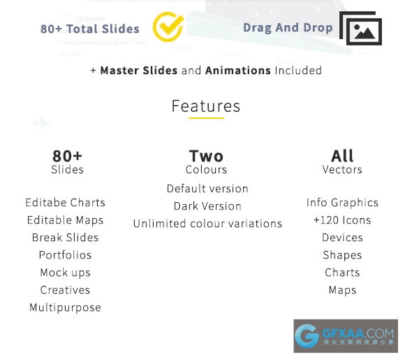 100页扁平化极简风格PPT模板高端大气主题明确PPT - 顶尖PPT