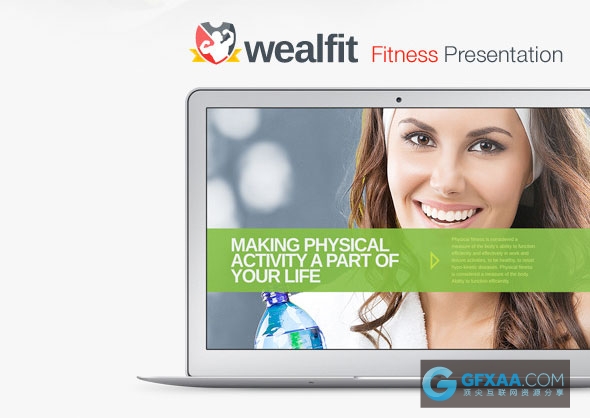 50页强身健体PPT模板户外运动体育锻炼PPT - 顶尖PPT