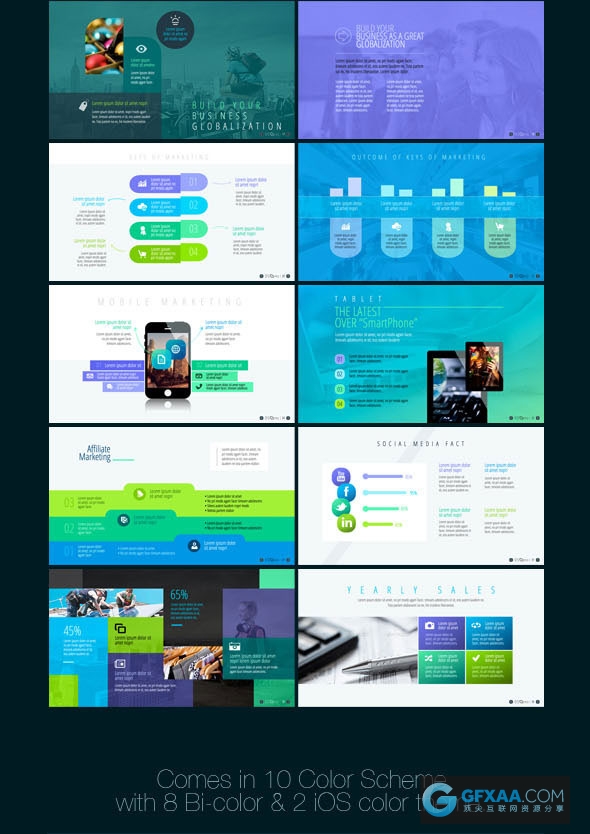 5套国外经典精美高端大气多用途PPT合集 - 顶尖PPT
