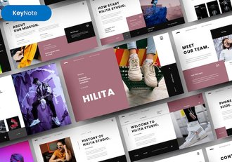 简约产品摄影展示营销策划多用途keynote模板 - 顶尖PPT