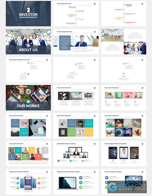公司战略会议团队介绍内部架构PPT模板 - 顶尖PPT