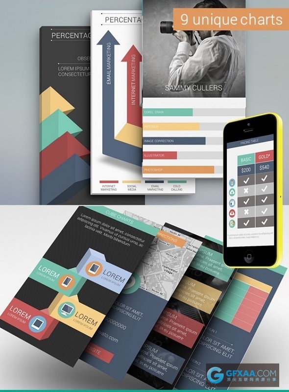 平板电脑智能手机移动设备PPT演示文稿模板 - 顶尖PPT