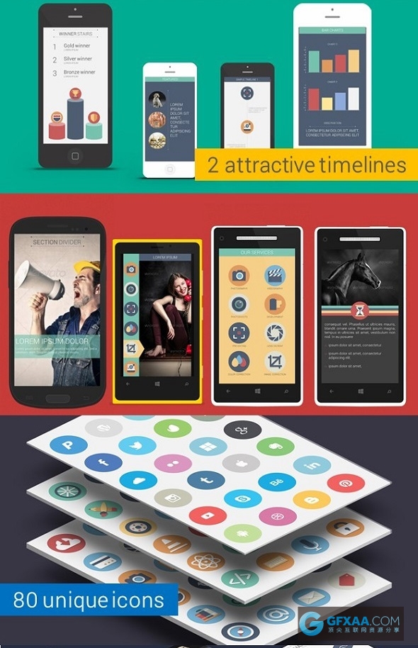 平板电脑智能手机移动设备PPT演示文稿模板 - 顶尖PPT