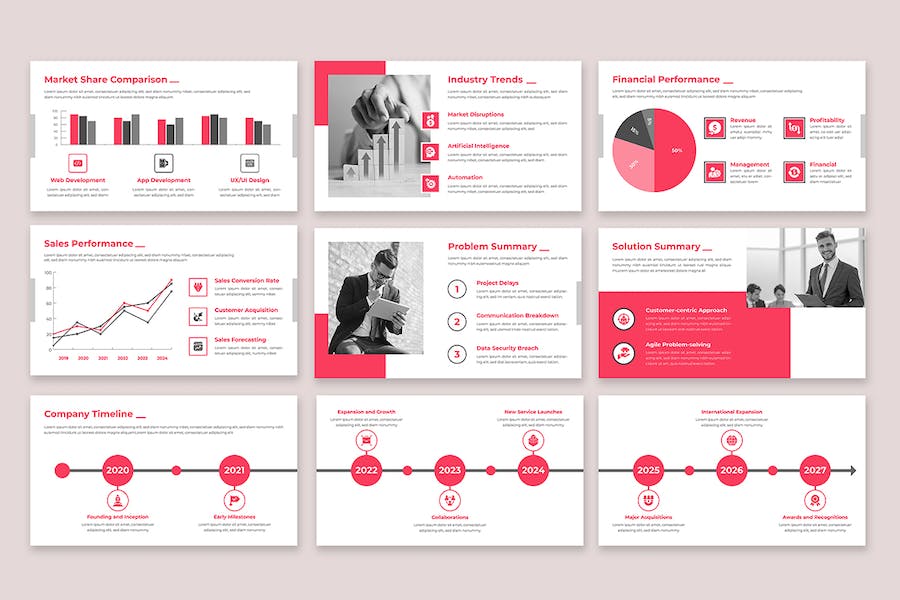 商业计划书项目融资PPT模板 - 顶尖PPT