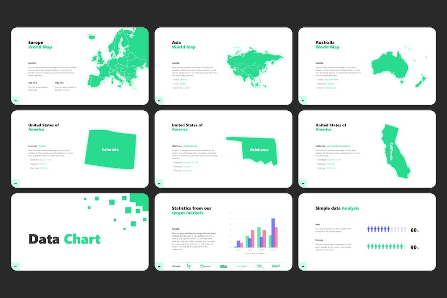 国外商务商业工作汇报PPT模板 - 顶尖PPT