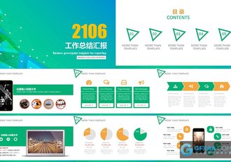 工作总结汇报商务通用企业创业PPT模板 - 顶尖PPT