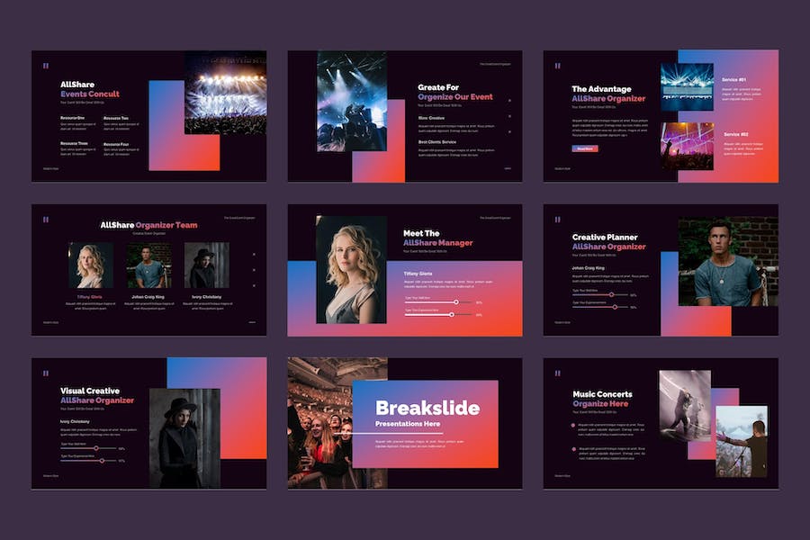 活动组织讲述展示管理运营推广PPT模板 - 顶尖PPT