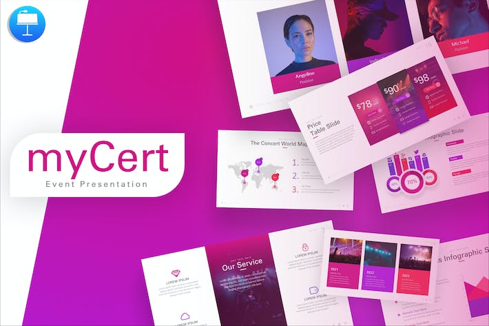 演唱会活动策划营销推广keynote模板 - 顶尖PPT