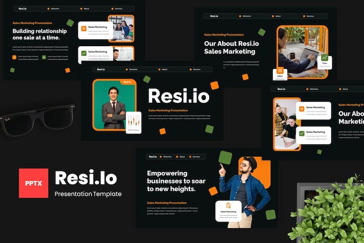 销售市场讲述展示推介方案PPT模板 - 顶尖PPT