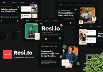 销售市场讲述展示推介方案PPT模板 - 顶尖PPT