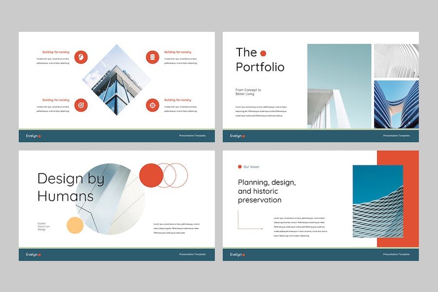 欧美建筑设计与工程商务Keynote模板 - 顶尖PPT