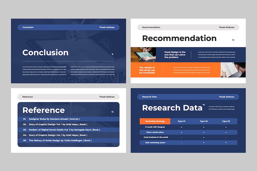 学位论文答辩学术汇报PPT模板 - 顶尖PPT