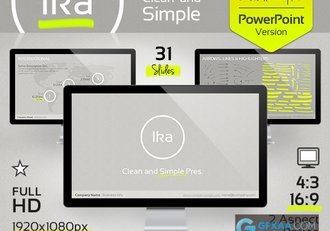 32页灰色黄色简约风格PPT模板 - 顶尖PPT