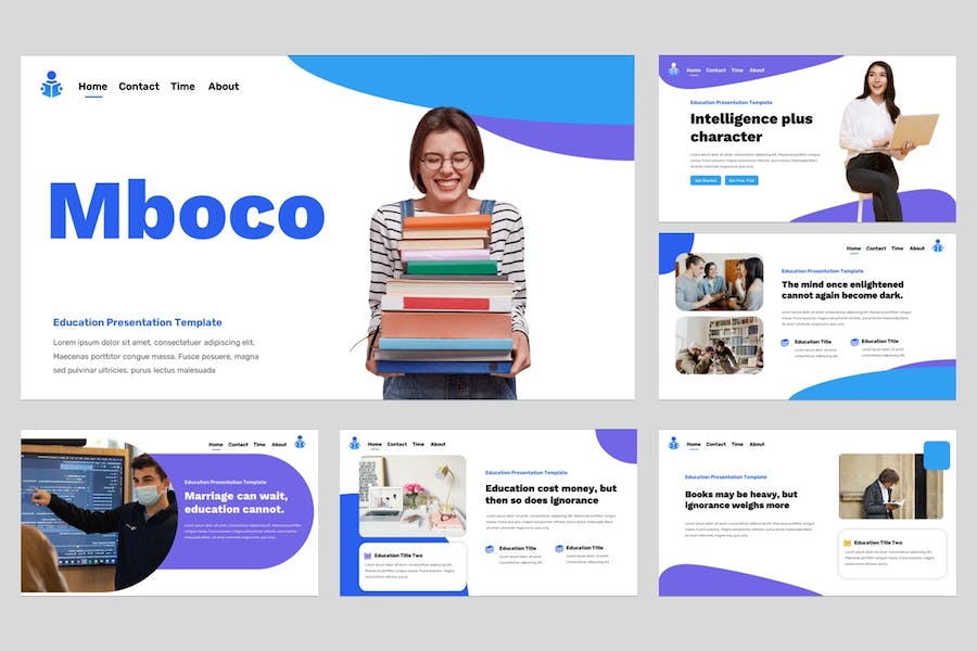 教育学习课程讲述展示方案设计大纲Keynote模板 - 顶尖PPT