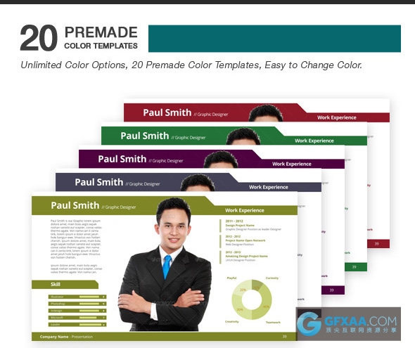 276页商务报告年终总结计划PPT模板 - 顶尖PPT