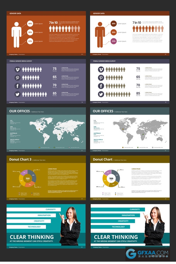 276页商务报告年终总结计划PPT模板 - 顶尖PPT